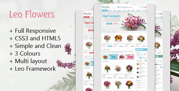 Leo 1.6.1.14 - Flowers Prestashop Theme