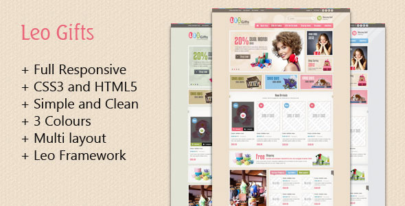 Leo 1.6.1.14 - Gifts Prestashop Theme