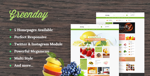 Leo 1.7.7.0 - Green Restaurant & Cafe Prestashop 1.6 and 1.7 Theme
