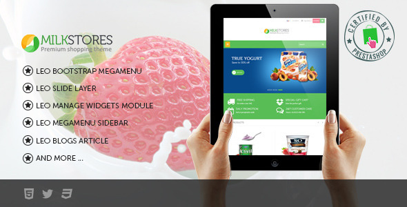 Leo 1.6 - Milk Prestashop Theme