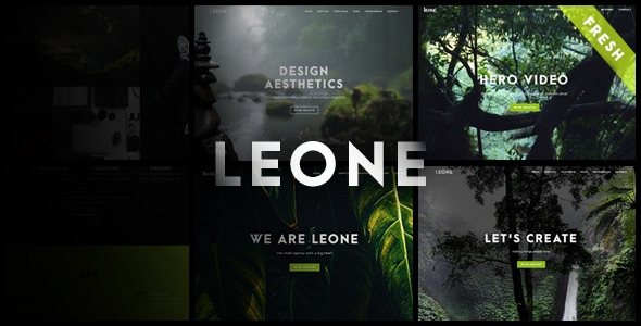 Leone - One Page Multi Purpose Joomla Template