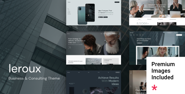 Leroux 1.3.1 - Business Consulting WordPress Theme
