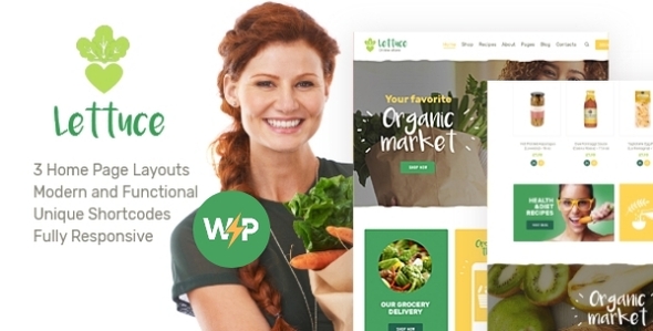 Lettuce 1.1.7 - Grocery Store &  Green Food WordPress Theme