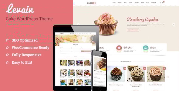 Levain 1.2.3 - Cake WordPress Theme