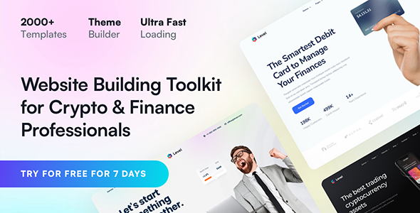 Level 4.2.2 - Financial Technology & Crypto WordPress Theme