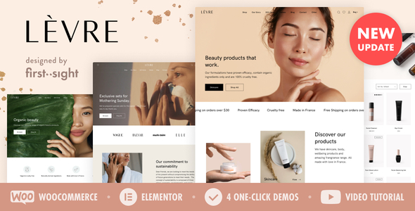 Levre 6.0 - Beauty Cosmetics Shop WordPress