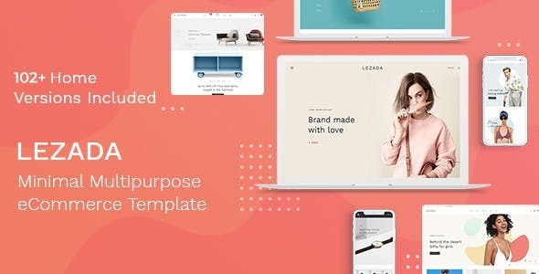 Lezada 5.2.1 - Multipurpose eCommerce HTML Template with multi vendor
