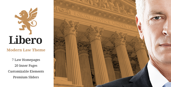 Libero 2.5 - Lawyer WordPress Theme