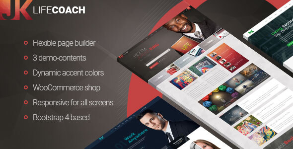Life Coach 2.0.0 - Public Speaker Personal Page WordPress theme