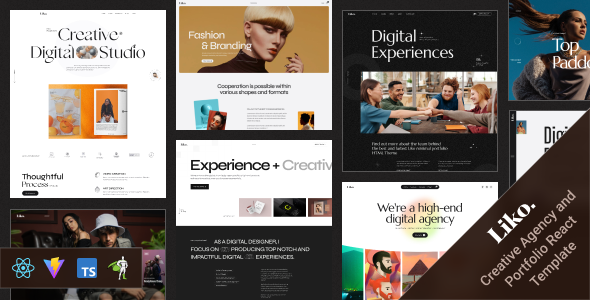 Liko - Creative Agency & Portfolio React Template