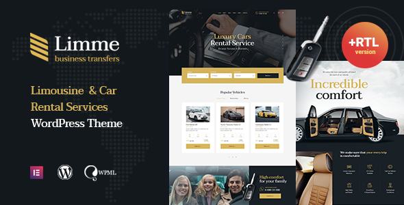 Limme 21.12.2020 - Limousine Transfers & Car Dealer WordPress Theme  RTL