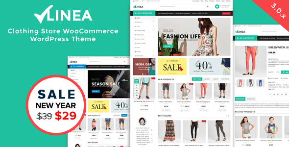 Linea 5.6 - Clothing Store WooCommerce WordPress Theme
