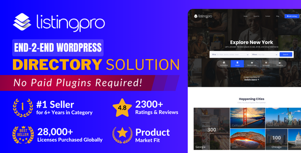 ListingPro 2.9.10 Directory & Listing WordPress Theme
