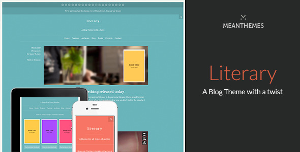 Literary 1.3.1 - A WordPress Blog Theme With A Twist