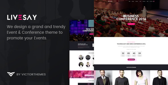 Livesay 1.9.3 - Event & Conference WordPress Theme