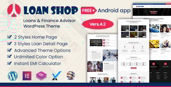 LoanShop 5.3.2 - Loan & Finance Adviser WordPress Theme