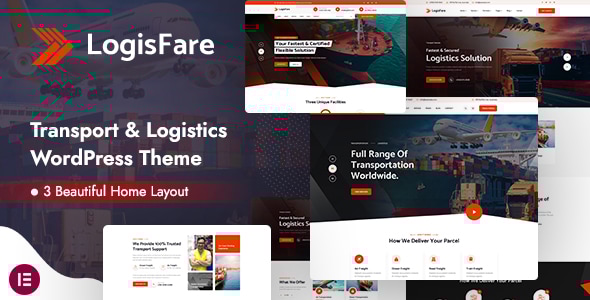 LogisFare 3.0 - Transport & Logistics WordPress Theme