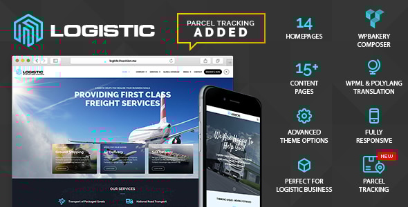 Logistic 9.6 WP Theme For Transportation Business