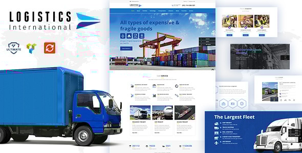 Logistics 3.4 - wordpress theme