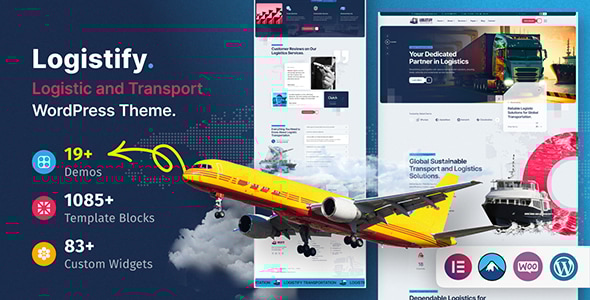 Logistify 1.0.1 - Transportation & Logistics WordPress Theme