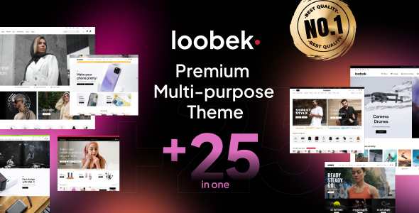 Loobek 25 - Elementor Multipurpose WooCommerce Theme