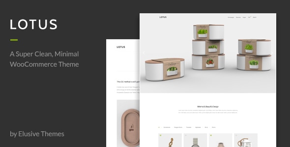 Lotus 3.0 - Modern Minimal WordPress WooCommerce Theme