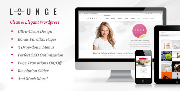 Lounge 2.3 - Clean Elegant WordPress Theme