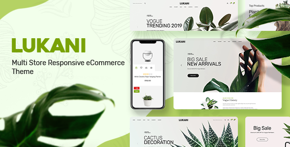 Lukani 1.1.6 - Plant Store Theme for WooCommerce WordPress