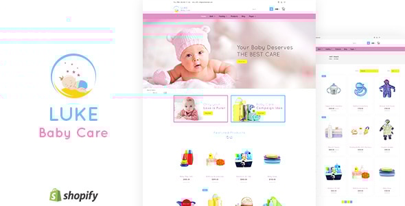 Luke - Toys Store Baby Shopify Theme