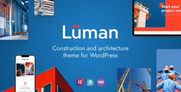 Luman 5.0 - Construction WordPress Theme