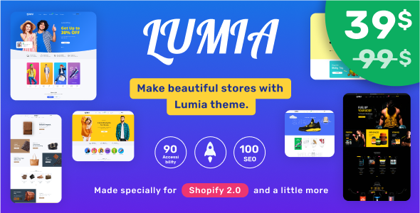 Lumia 7.0.0 - Multipurpose Shopify Theme OS 2.0 - Multilanguage - RTL Support