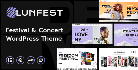 Lunfest 1.0.12 - Festival & Concert WordPress Theme
