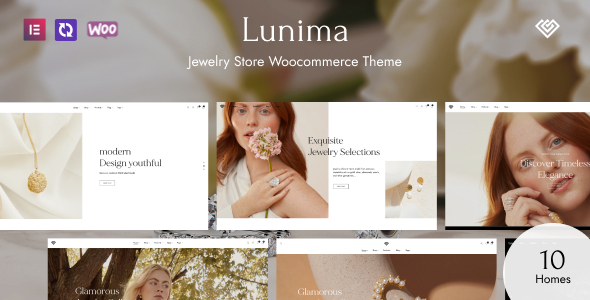 Lunima  Jewelry Store WooCommerce WordPress Theme