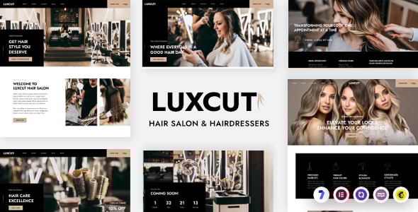 Luxcut 5.0 - Hair Salons and Hairdressers WordPress Theme