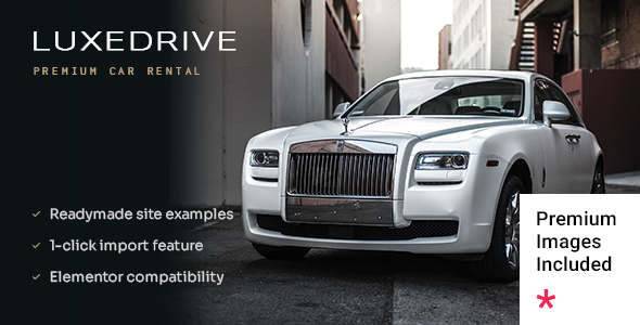 LuxeDrive 1.4 - Limousine and Car Rental WordPress Theme