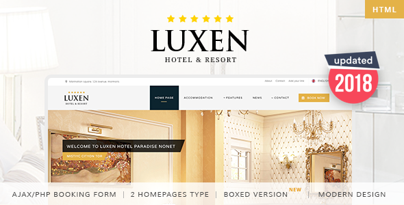 Luxen 1.3.3.1 - Premium Hotel Template