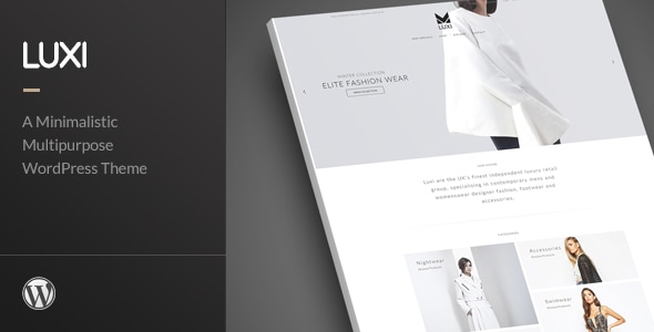Luxi 2.4 - Luxury Elegant WooCommerce WordPress Theme