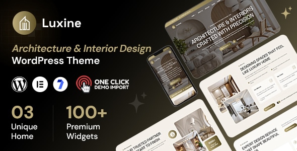 Luxine - Architecture & Interior Design WordPress Theme