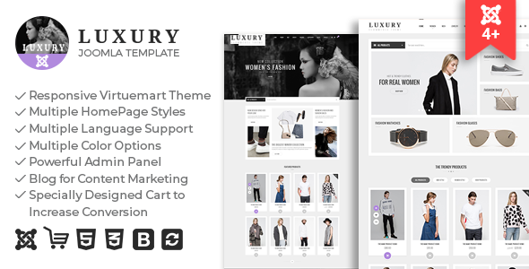 Luxury 8.0.1 - Joomla 4.0 Responsive Virtuemart Theme