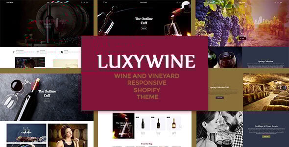 Luxywine - Wine & Vineyard Responsive Shopify Theme