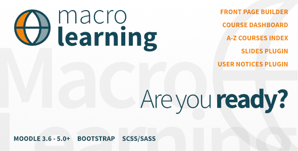 Macro Learning  Premium Moodle Theme
