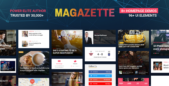 Magazette 150.000 - News & Magazine WordPress Theme