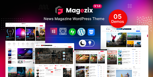 Magezix 3.10.1 - Newspaper & Magazine WordPress Theme