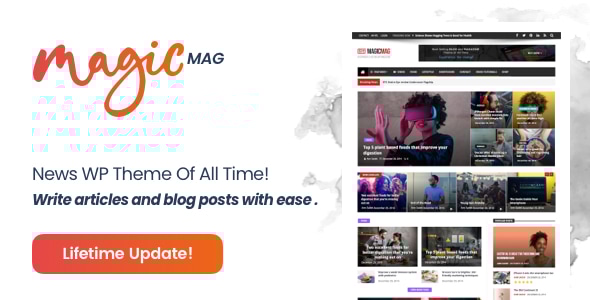 MagicMag 1.9.8 - Creative Blog & News WordPress Theme