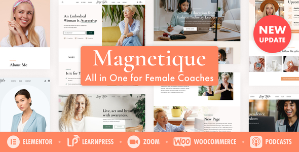 Magnetique 4.0 - Coaching Online Courses WordPress