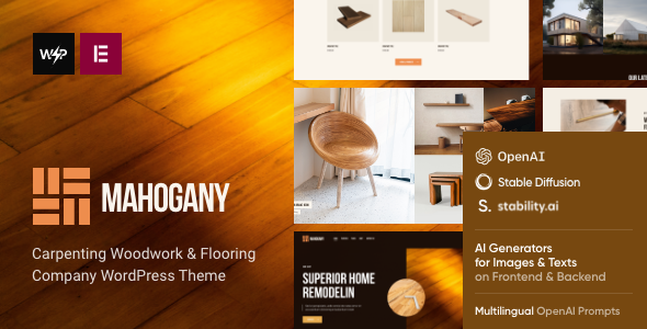 Mahogany 2.9 - Carpenting Woodwork & Flooring WordPress Theme