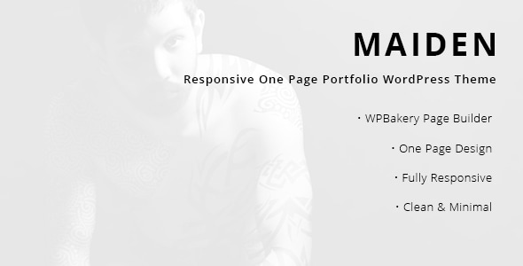 Maiden 1.8 - Responsive One Page Portfolio WordPress Theme