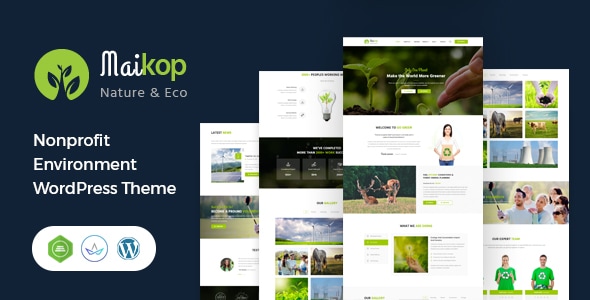 Maikop 2.3 - Environment WordPress Theme