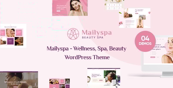Mailyspa 8.8.3 - Beauty & Wellness WordPress Theme