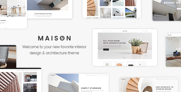 Maison 1.11 - Modern WordPress Theme for Interior Designers and Architects